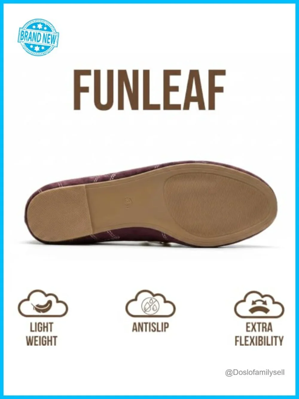 Women's Mary Jane Ballet Flats Faux Suede Memory Foam Non-Slip